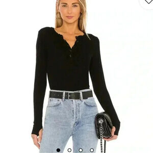 Michael Lauren Vance Henley in Black Medium Revolve $74